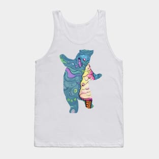 ice cream bear art gift Tank Top